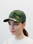 Бейсболка FLEXFIT арт. 6606MC (зеленый / камуфляж)